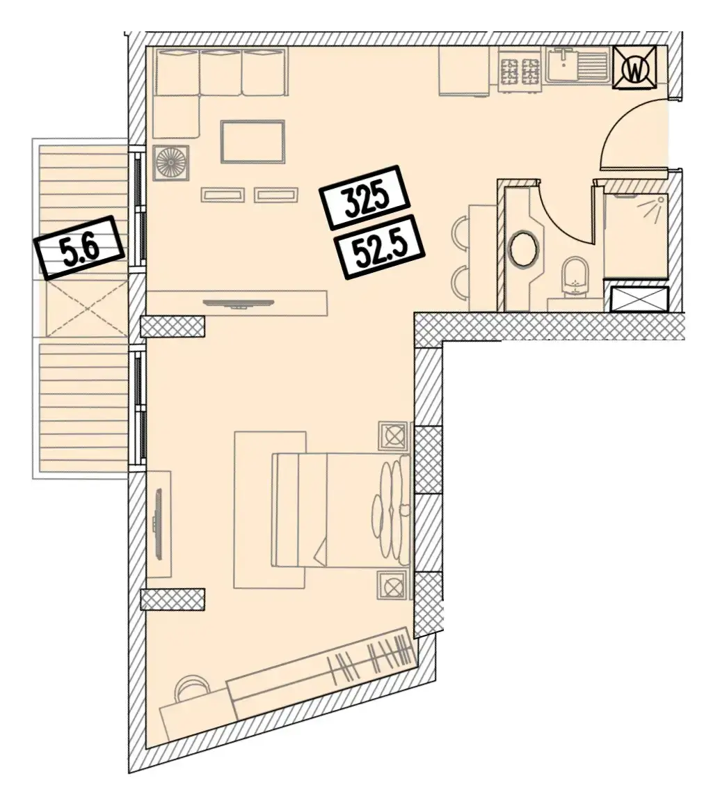 Studio apartments - Izzzi.LifeMINT