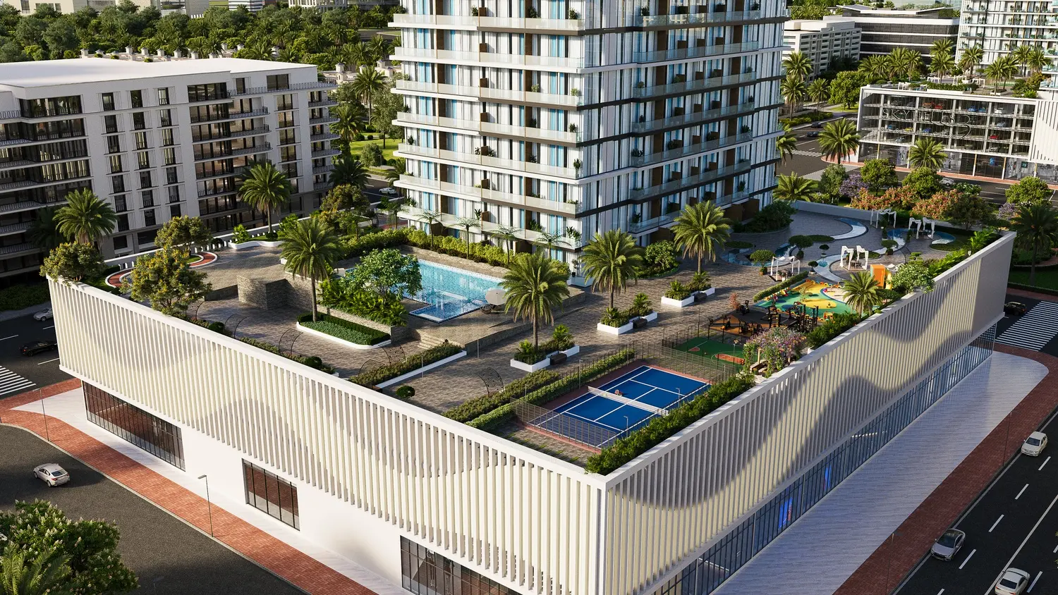 Sky Hills Residence 2 in Jumeirah Village Circle (JVC) by HRE Development - Exterior Image 5
