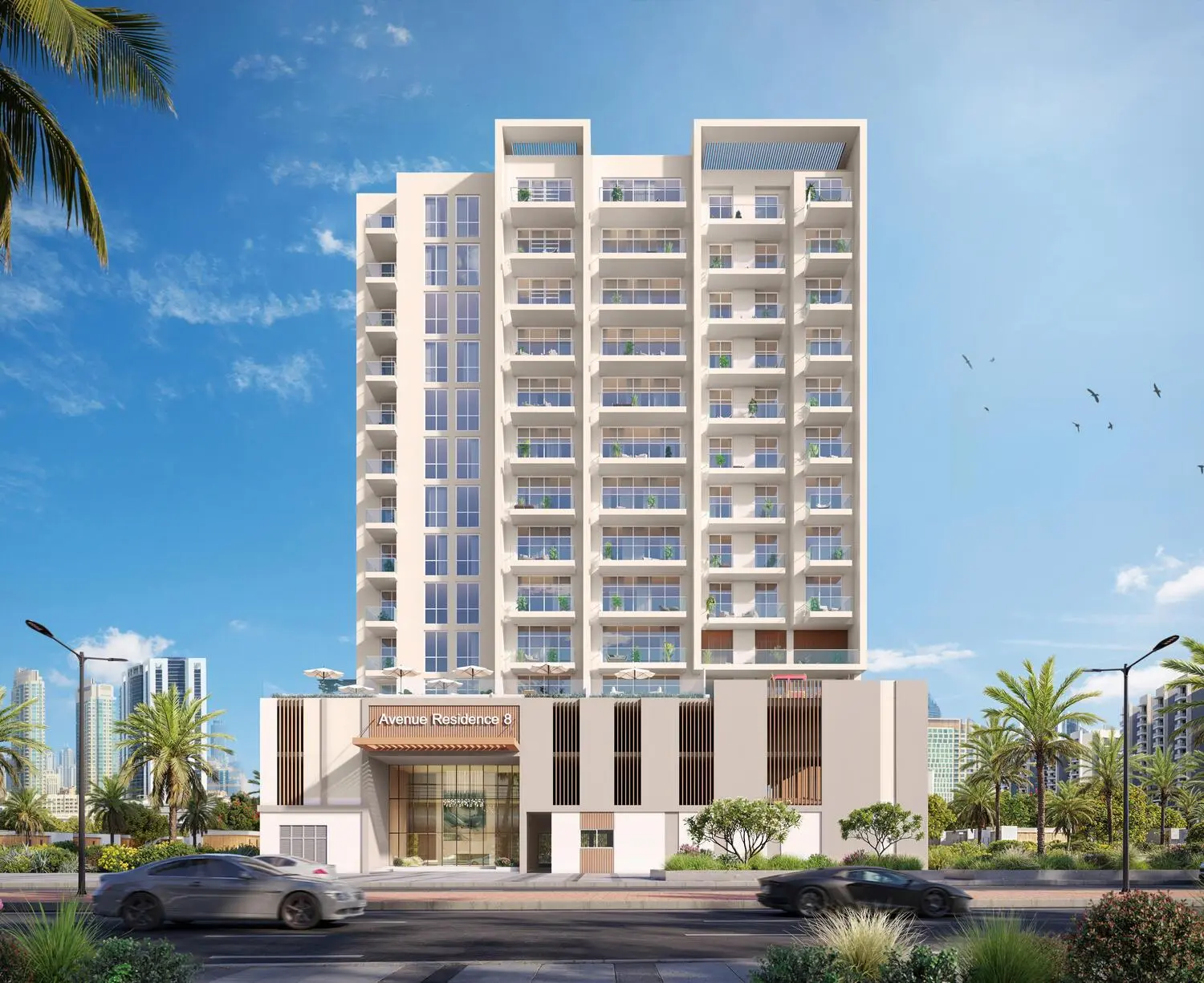 Avenue Residence 8 in Al Furjan by NABNI - Exterior Image 2