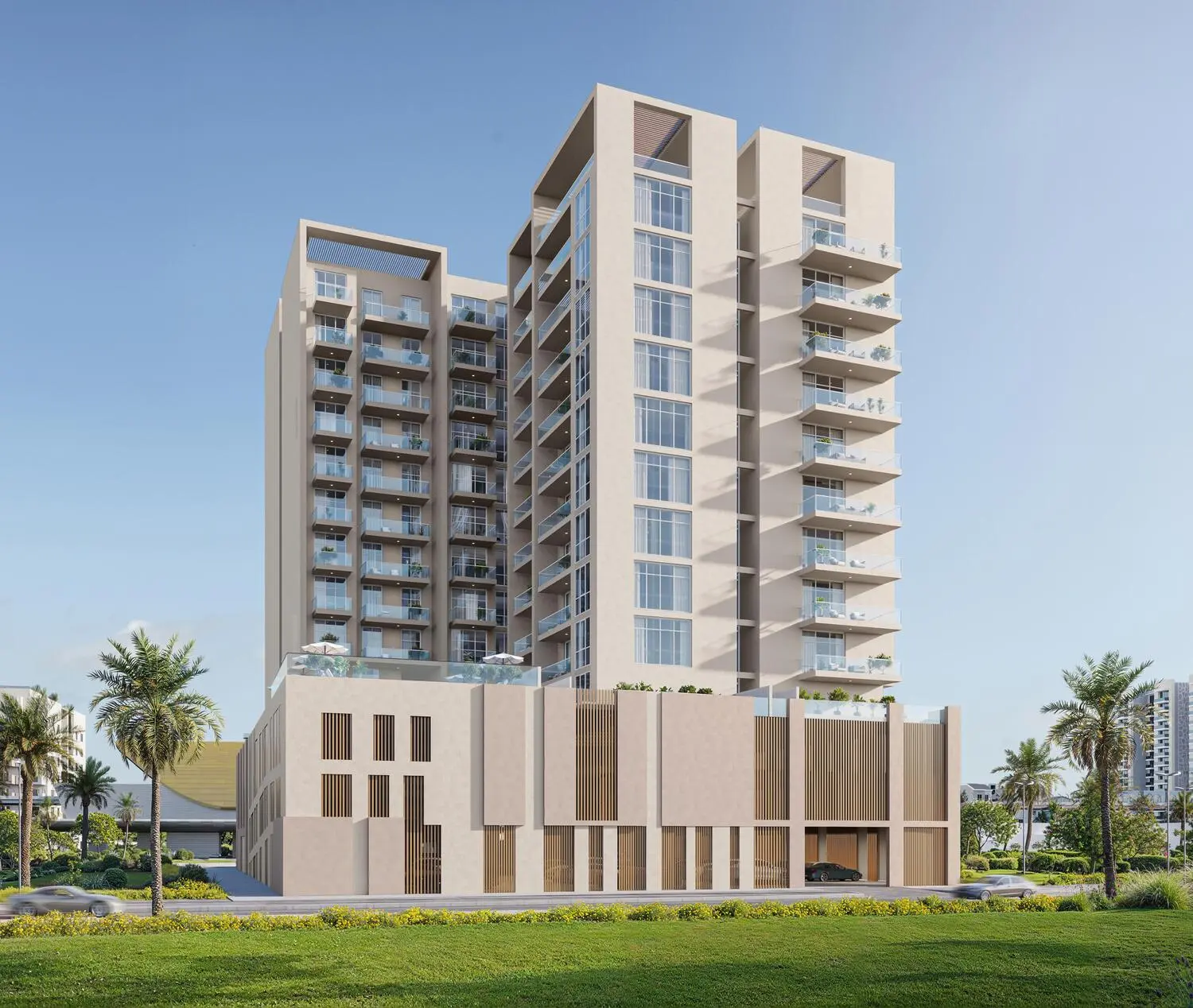 Avenue Residence 8 in Al Furjan by NABNI - Exterior Image 4