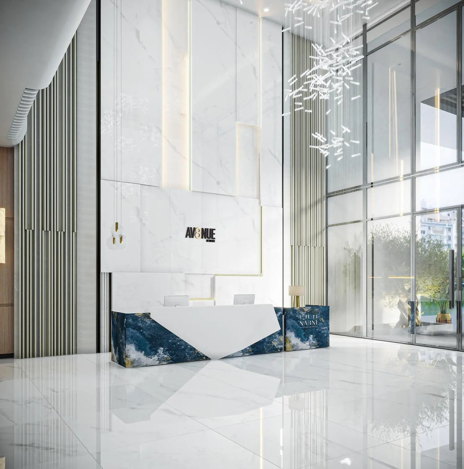 Avenue Residence 8 in Al Furjan by NABNI - Lobby Image 1