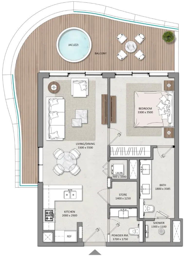 1 Bedroom apartments - Mayfair Vista