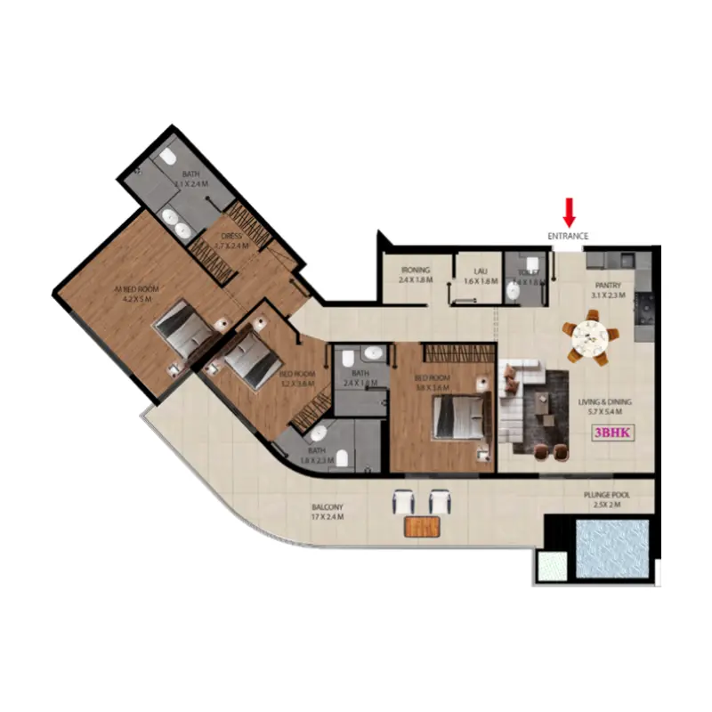 3 bedroom