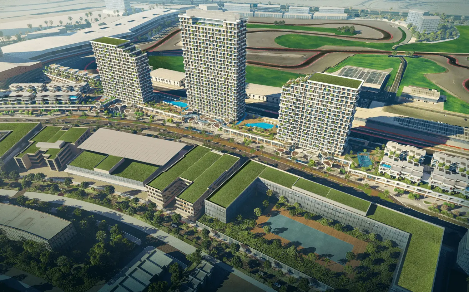Takaya in Motor City by Union Properties - Exterior Image 2