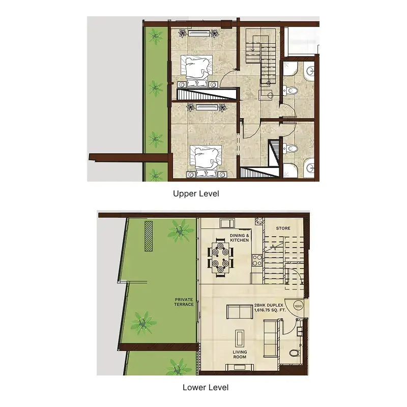 2 Bedrooms duplex - Gateway by Premier Choice