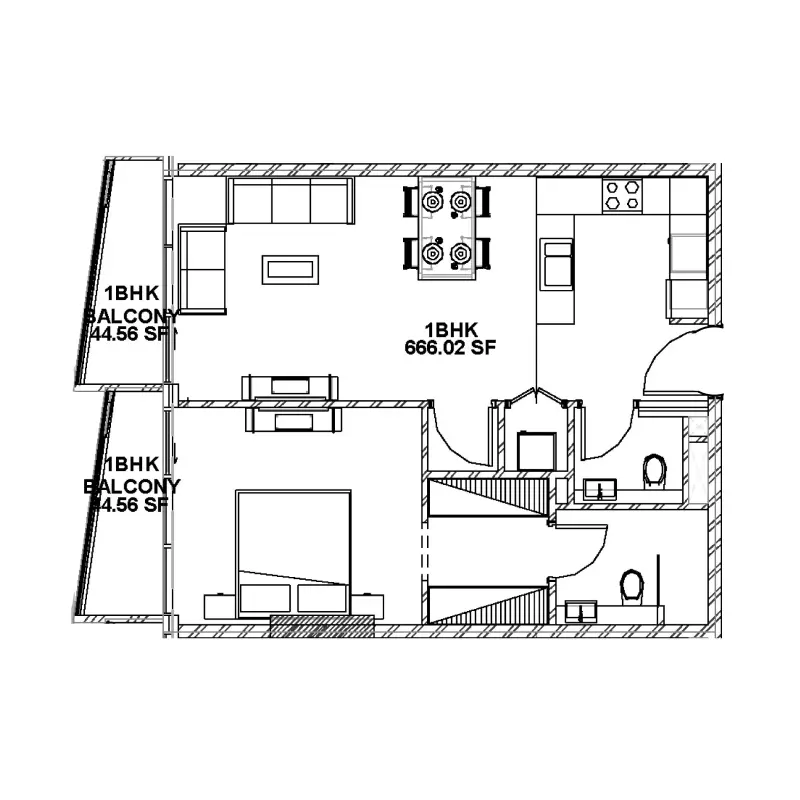 1 bedroom