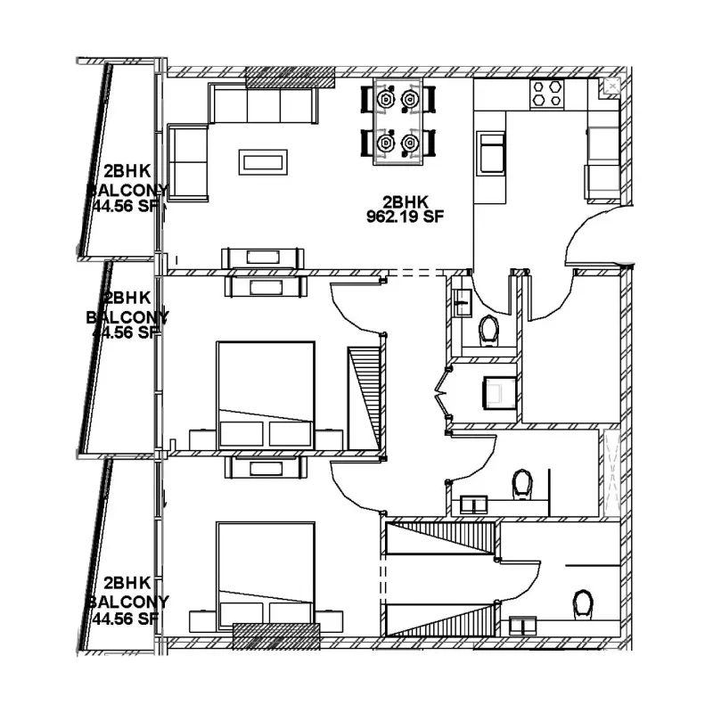 2 bedroom