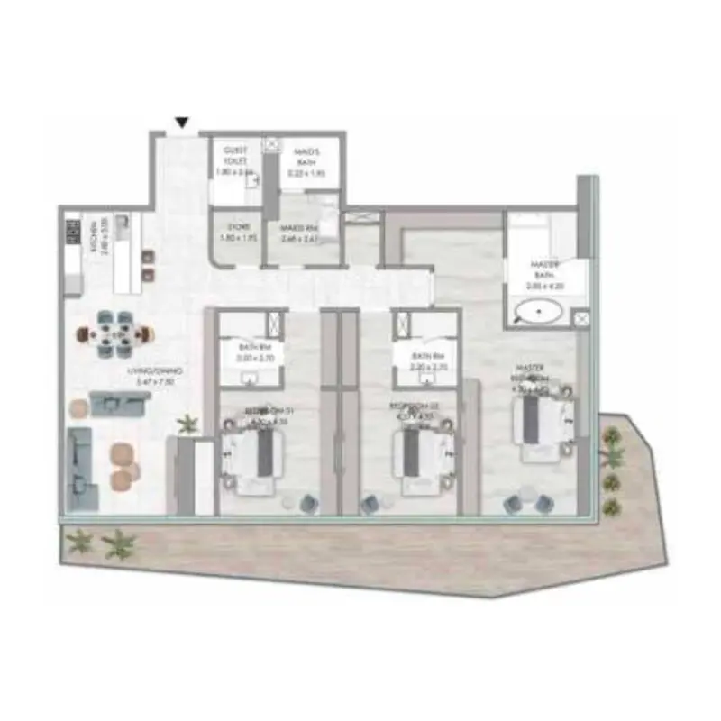 3 bedroom
