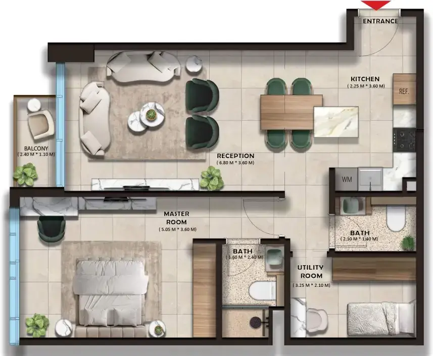 1 Bedroom apartments - The Spark By Esnaad