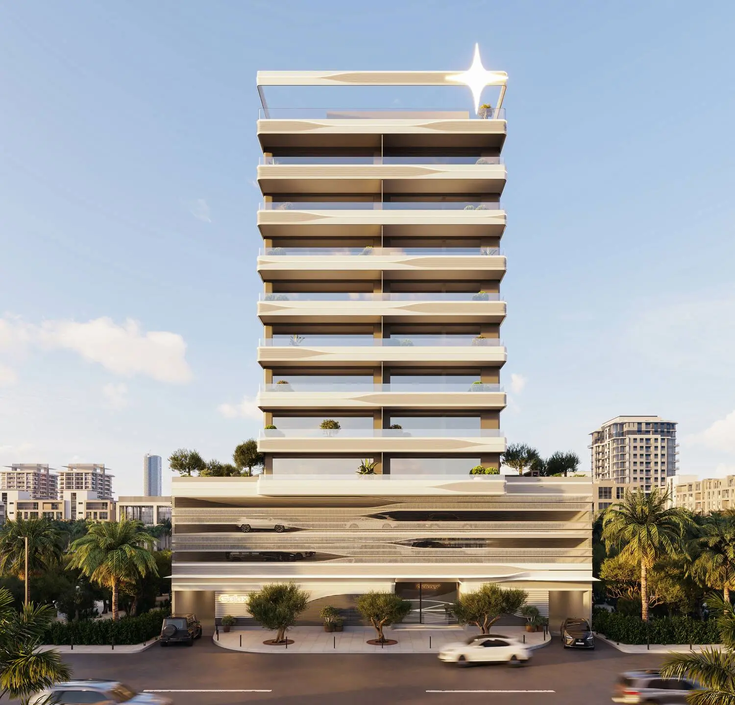 Jardin Astral in Jumeirah Garden City by Galaxy Realty - Exterior Image 3