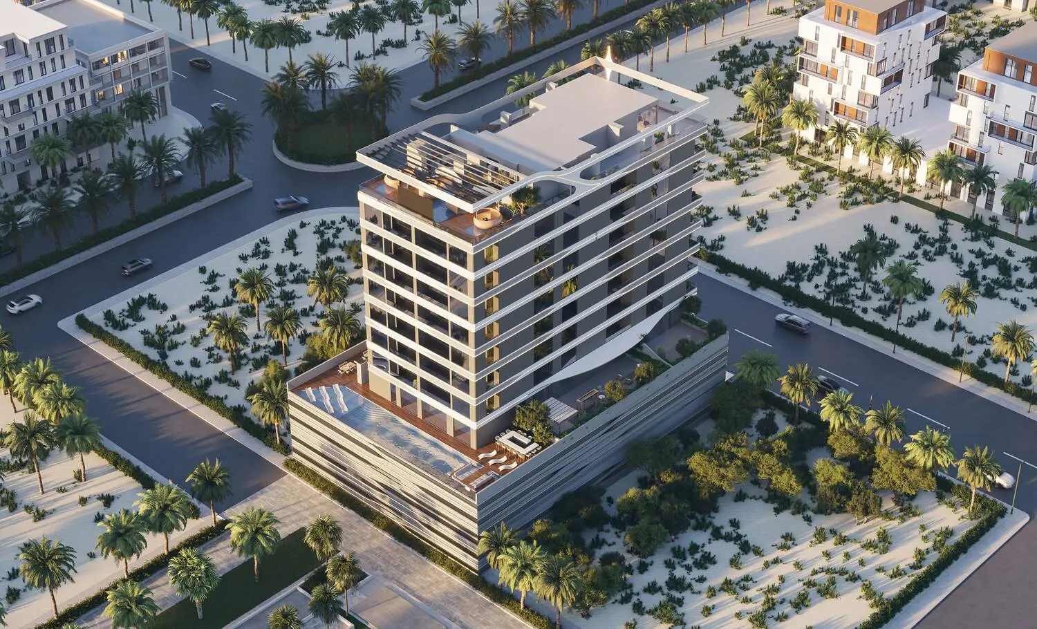 Jardin Astral in Jumeirah Garden City by Galaxy Realty - Exterior Image 6