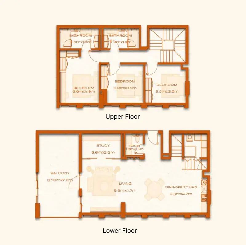 3 Bedrooms duplex - Avenew 888 - Modo