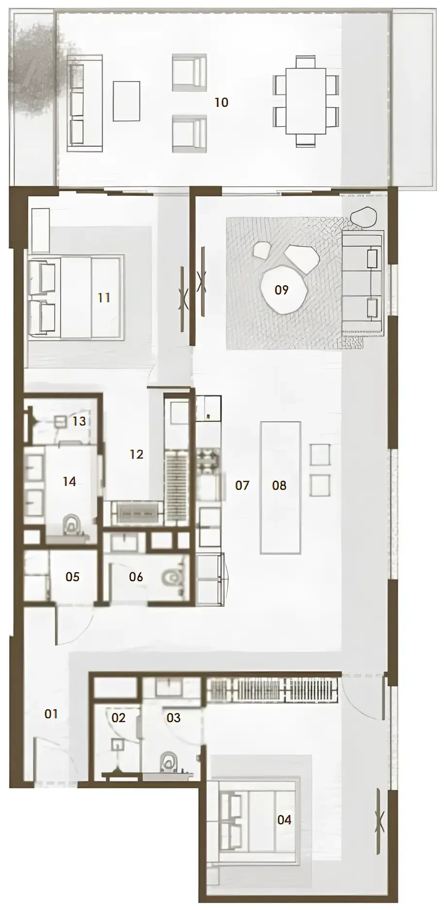 2 Bedrooms apartments - Keturah Reserve
