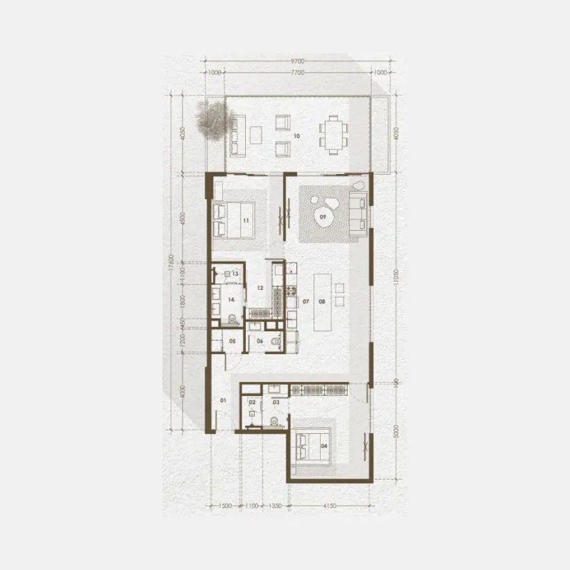 2 bedroom