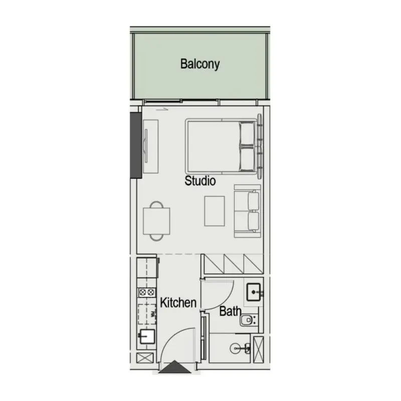 Studio floor plan