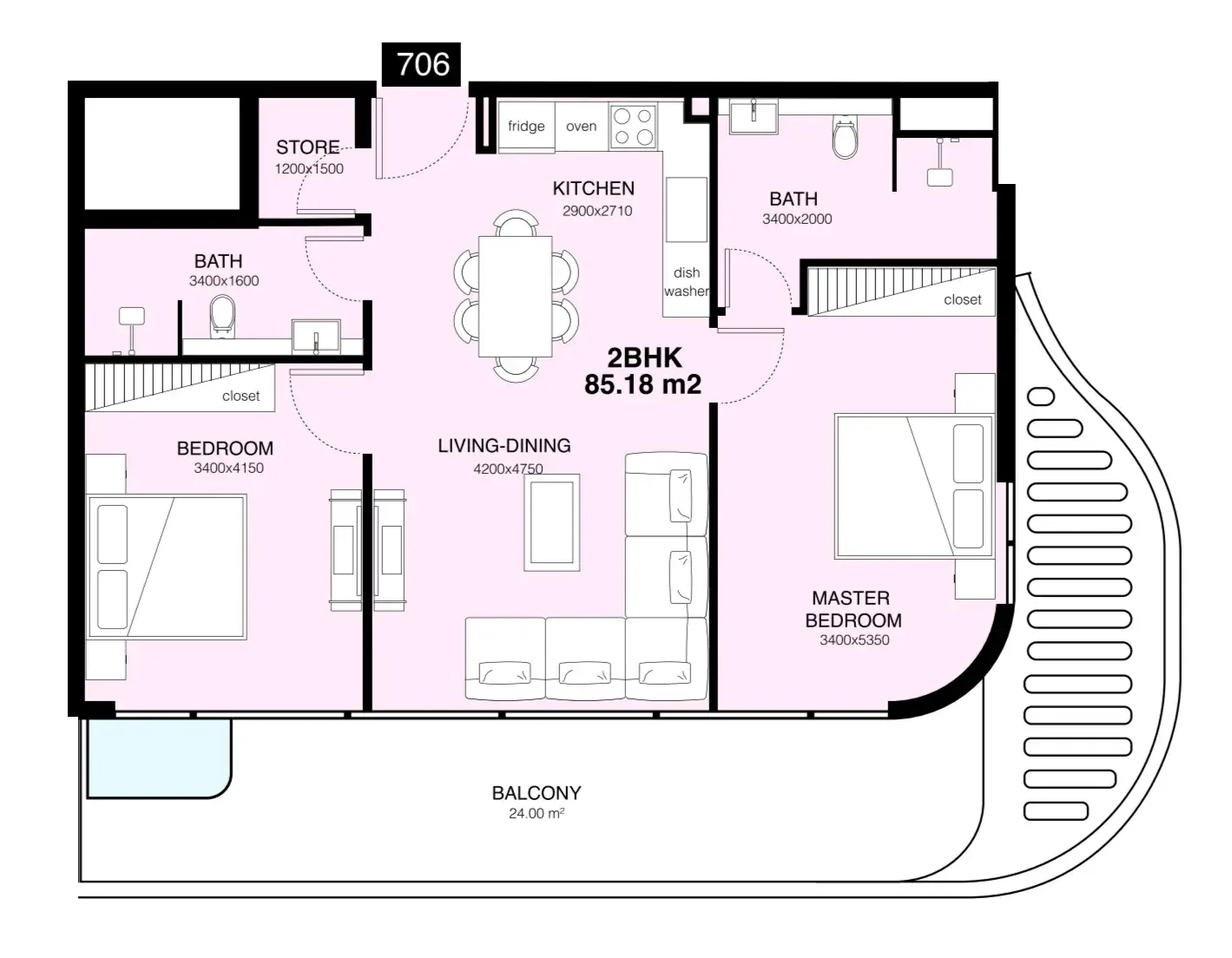 2 Bedrooms apartments - Villa Del Gavi