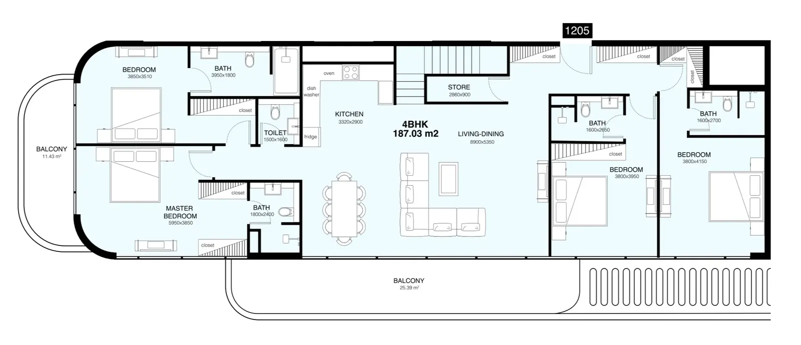 4 Bedrooms apartments - Villa Del Gavi