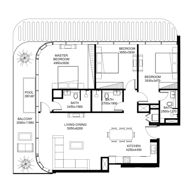 3 bedroom Apartments -  Villa Del Gavi