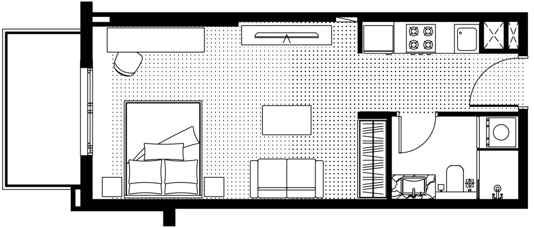 Studio apartments - FH Residency