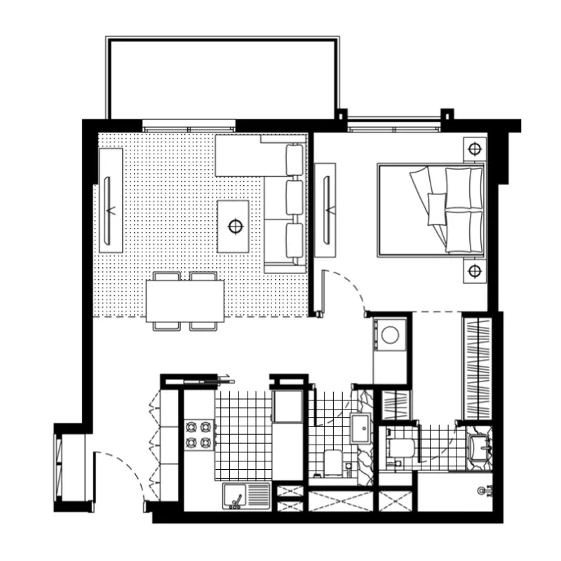 1 bedroom