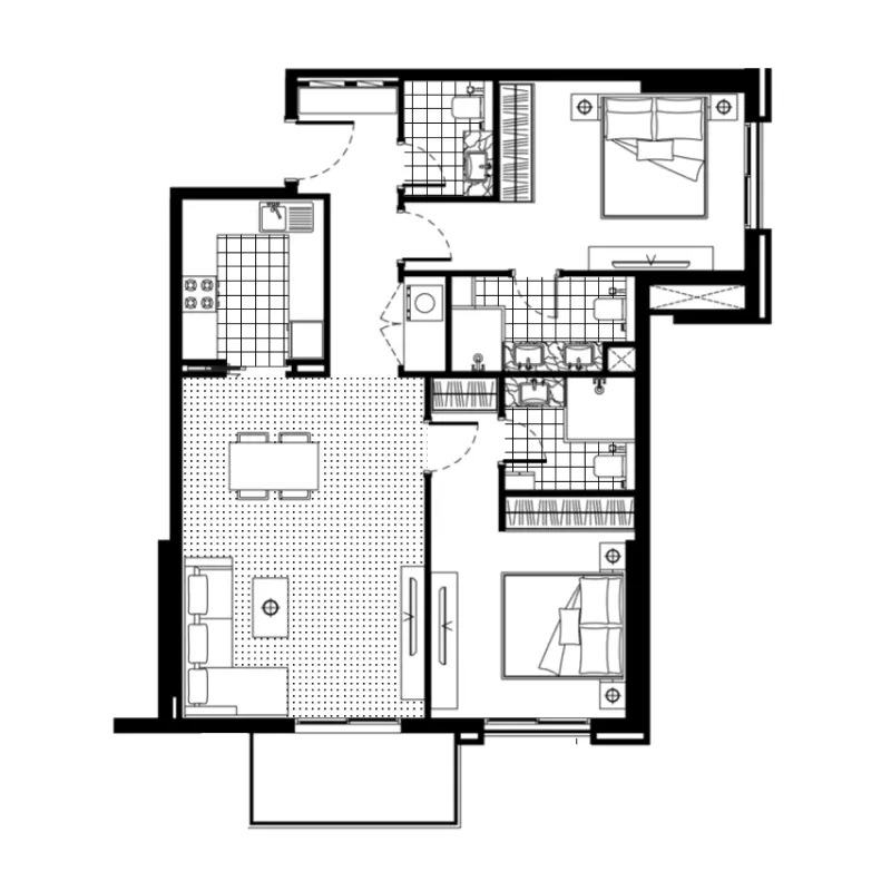2 bedroom