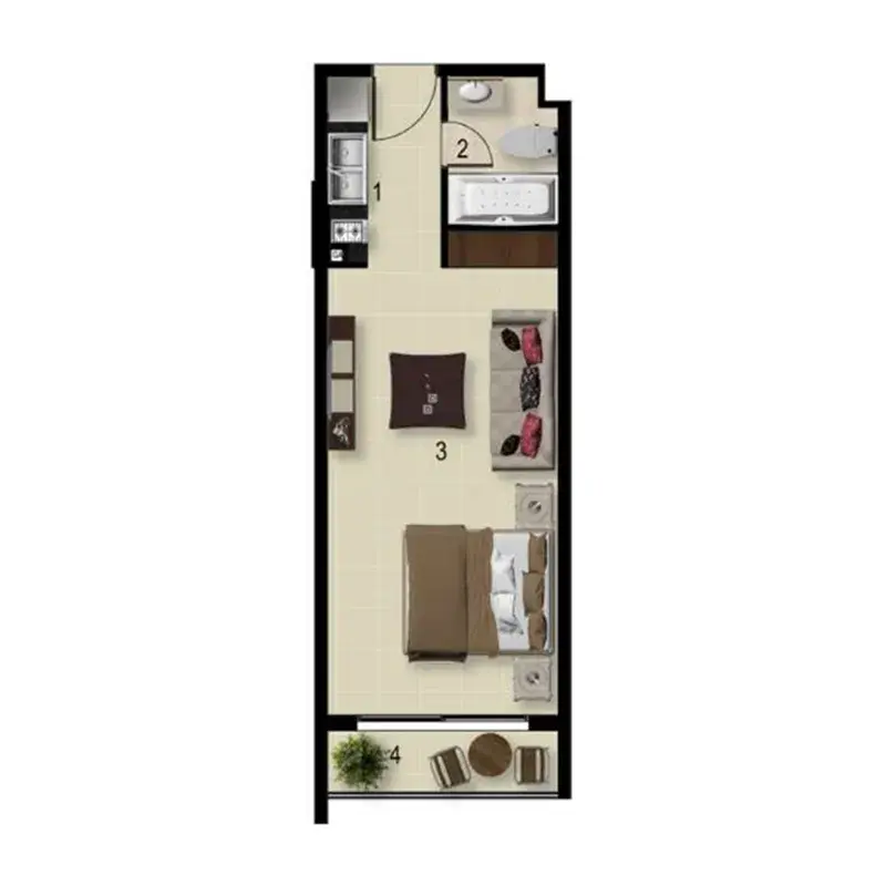 Studio apartments - 7 Seasons