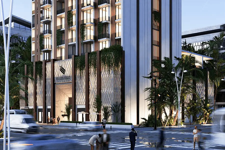 Alef Noon Residence in Jumeirah Village Circle (JVC) by Albait Al Duwaliy Real Estate Development - Exterior Image 4