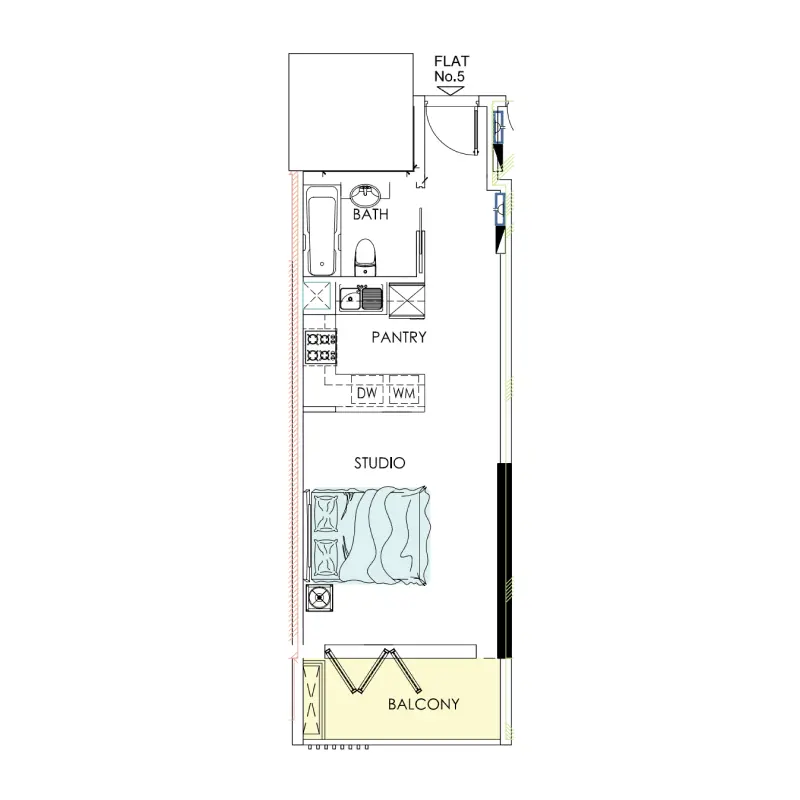 Studio floor plan
