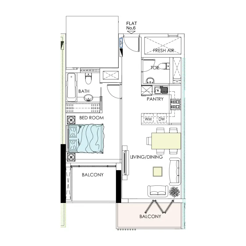 1 bedroom