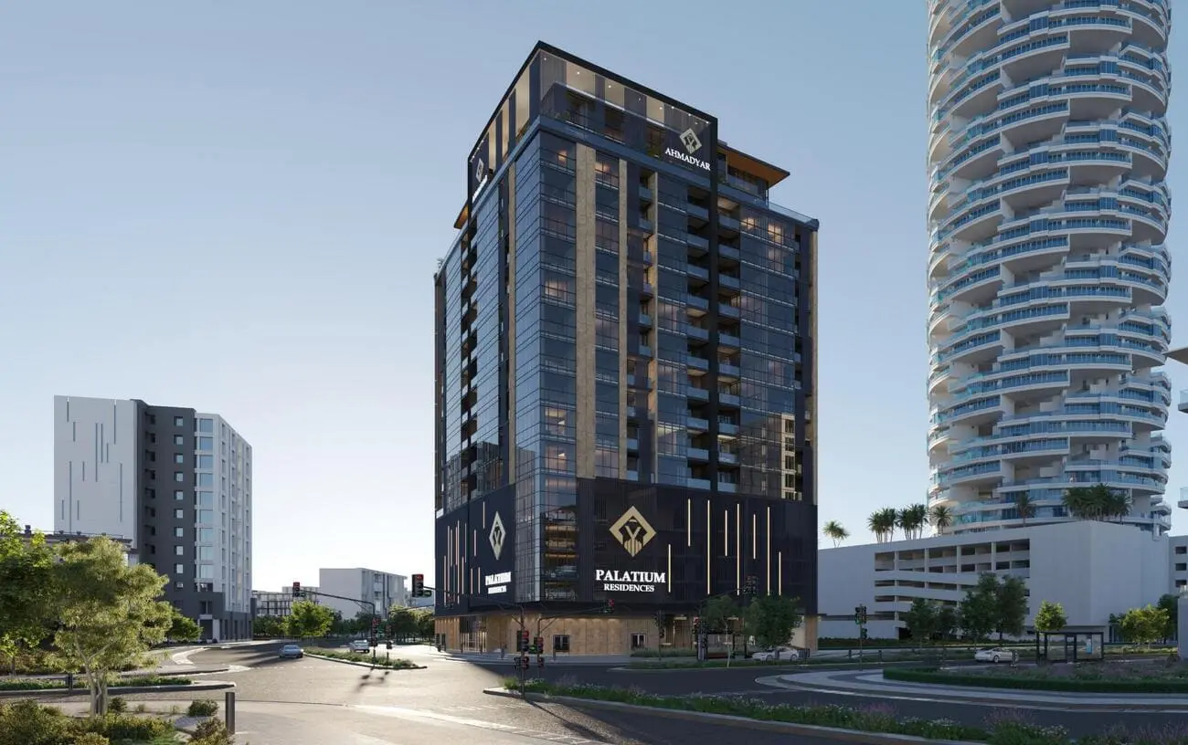 Palatium Residence in Jumeirah Village Circle (JVC) by Ahmadyar Real Estate Development - Exterior Image 2