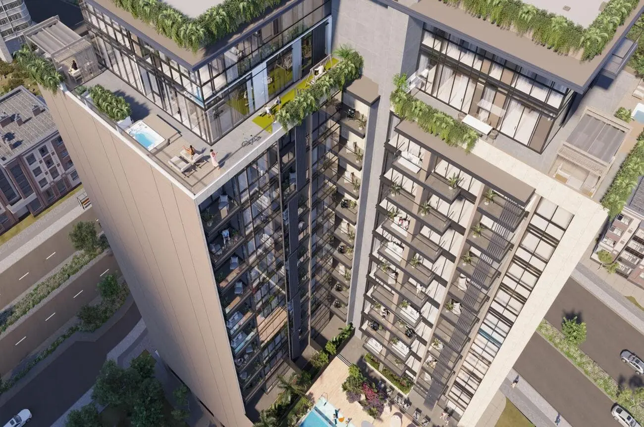 Palatium Residence in Jumeirah Village Circle (JVC) by Ahmadyar Real Estate Development - Exterior Image 4