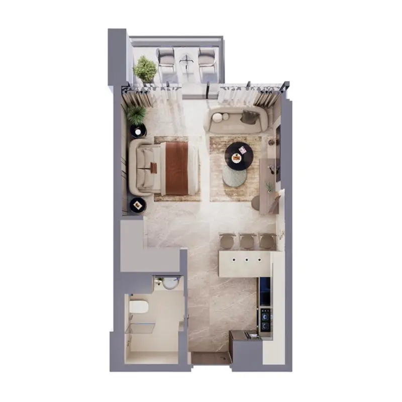 Studio floor plan