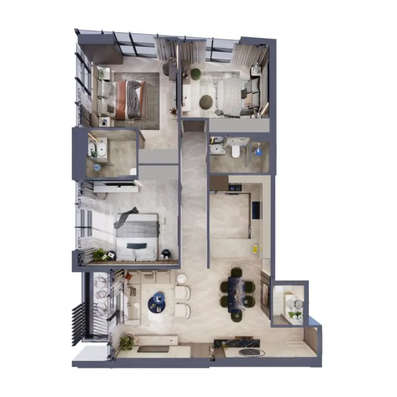 3 bedroom