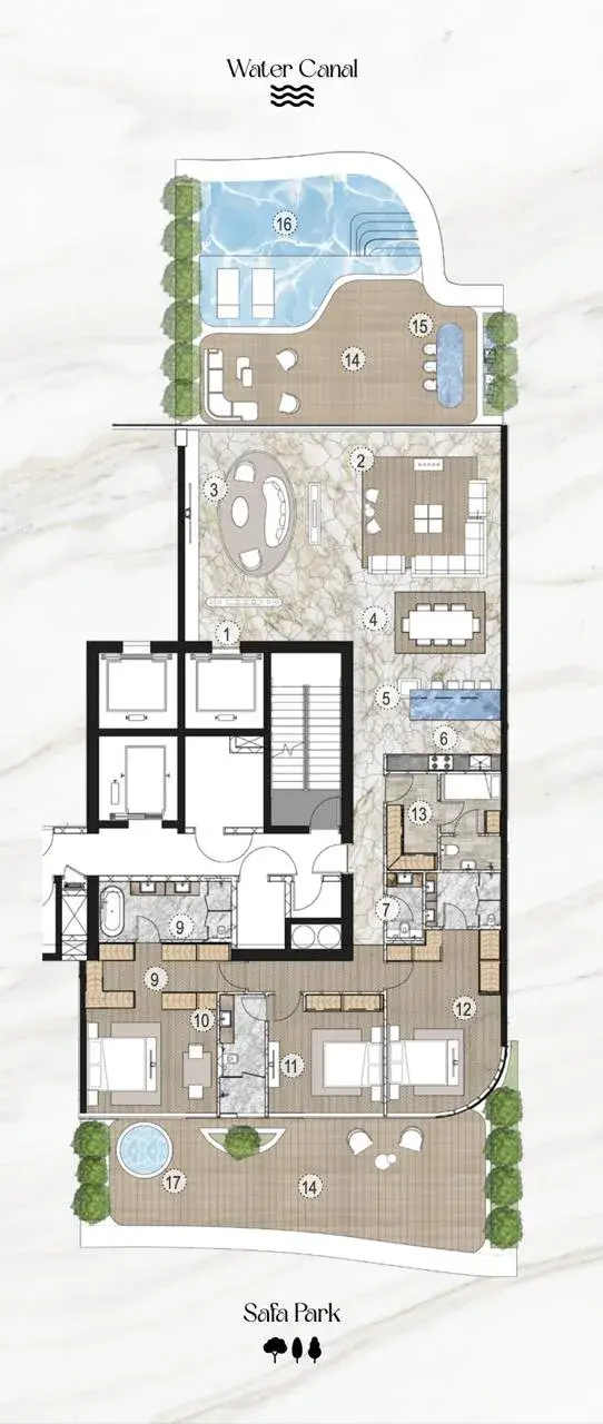 3 Bedrooms apartments - Casa Canal
