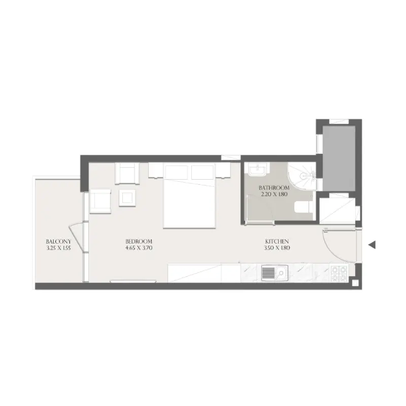 Studio floor plan