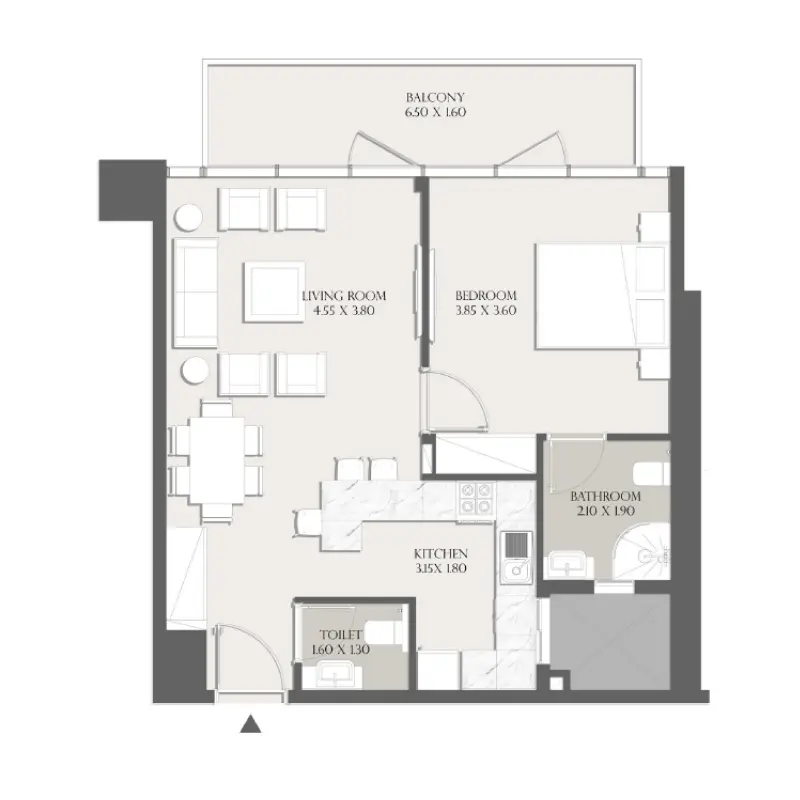 1 bedroom