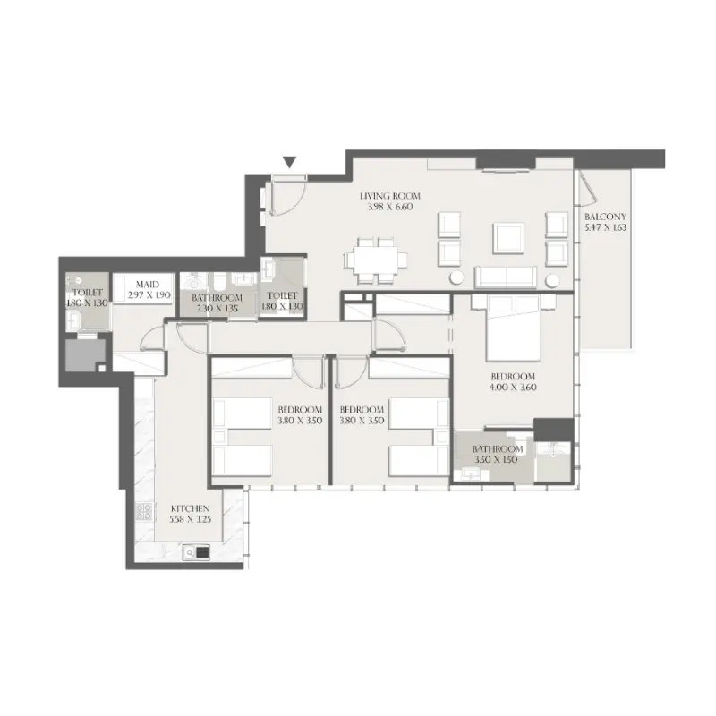 3 bedroom