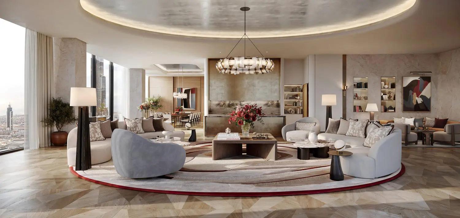 Baccarat Residences in Downtown Dubai by H&H Development - Interior Image 8