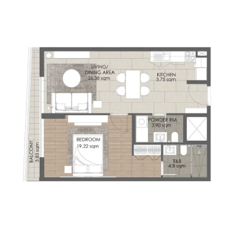 1 bedroom