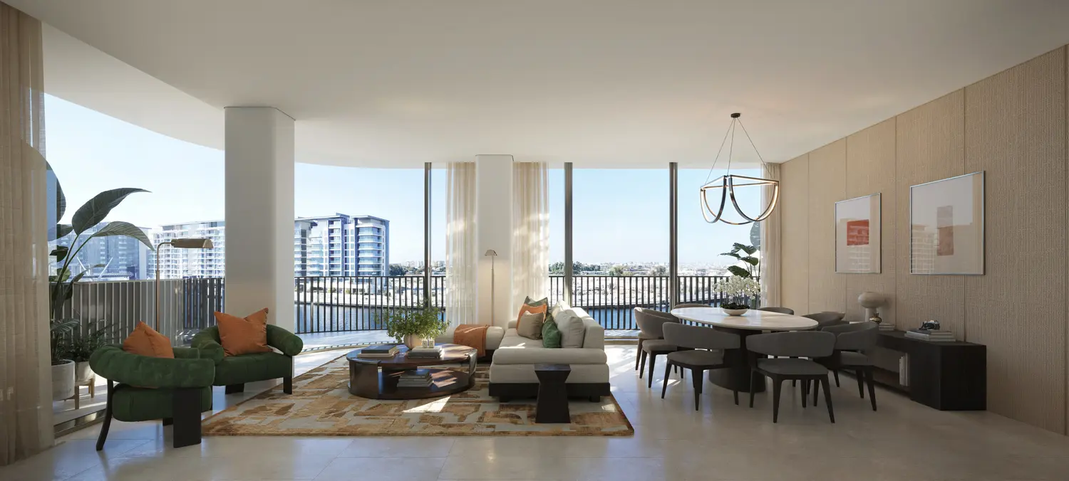 Eden House The Park in Dubai Water Canal by H&H Development - Interior Image 3