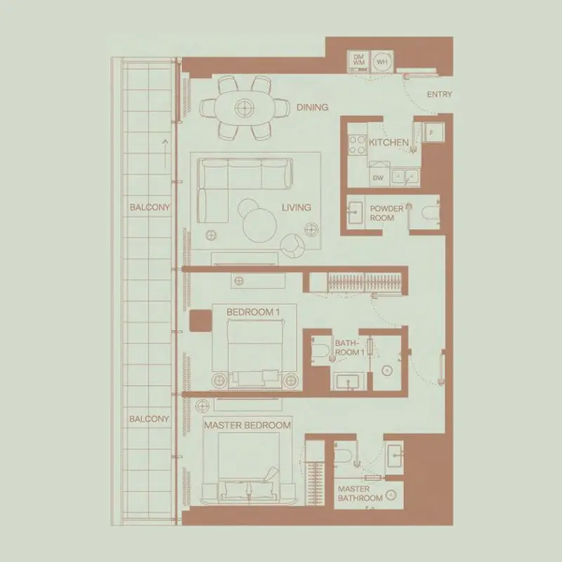 2 bedroom