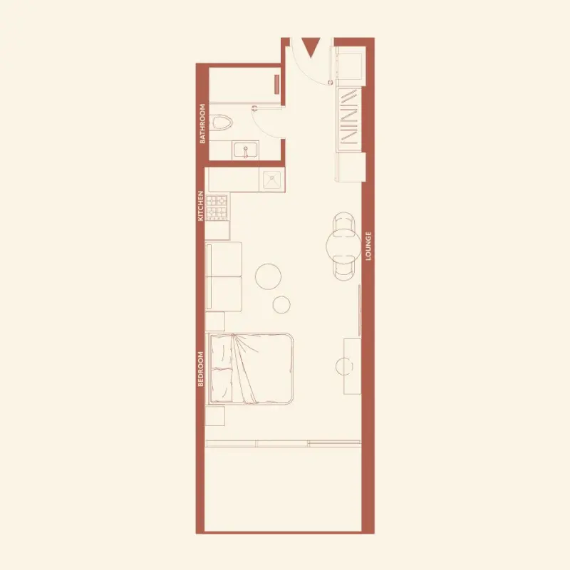 Studio floor plan