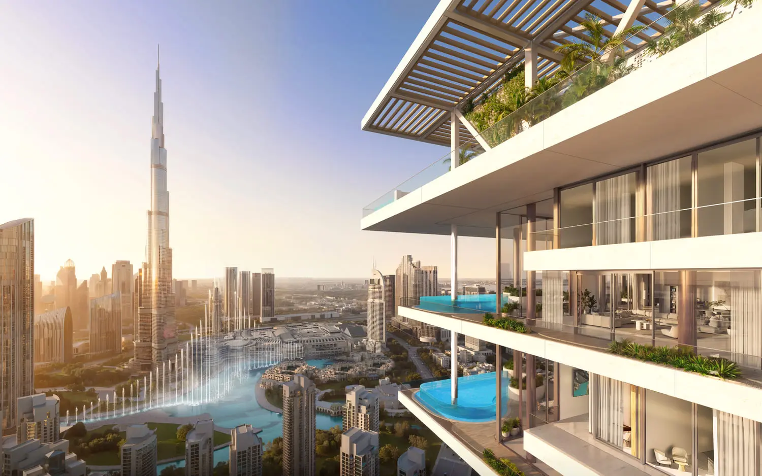 Fairmont Residences Solara Tower in Downtown Dubai by SOL Properties - Exterior Image 5