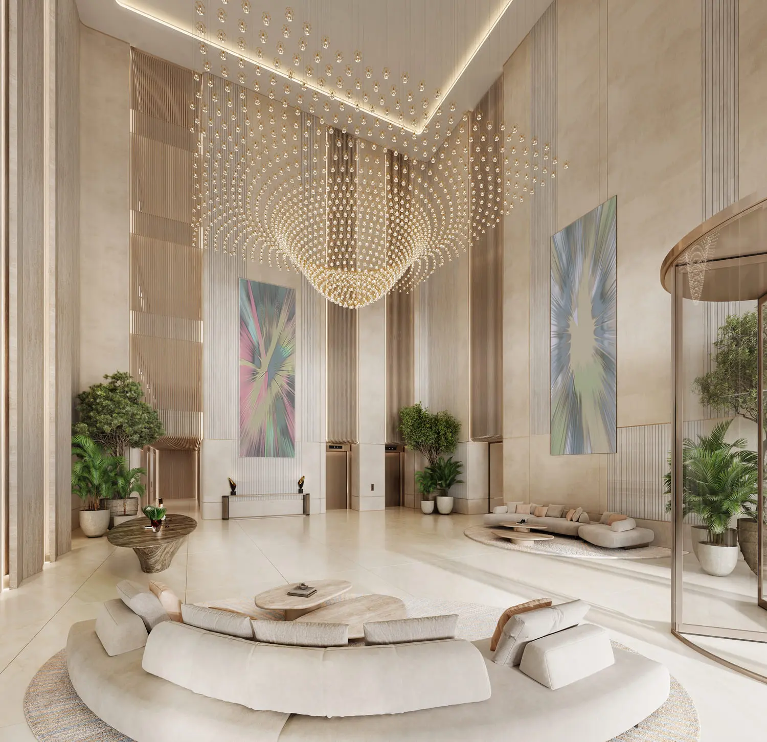 Fairmont Residences Solara Tower in Downtown Dubai by SOL Properties - Lobby Image 2