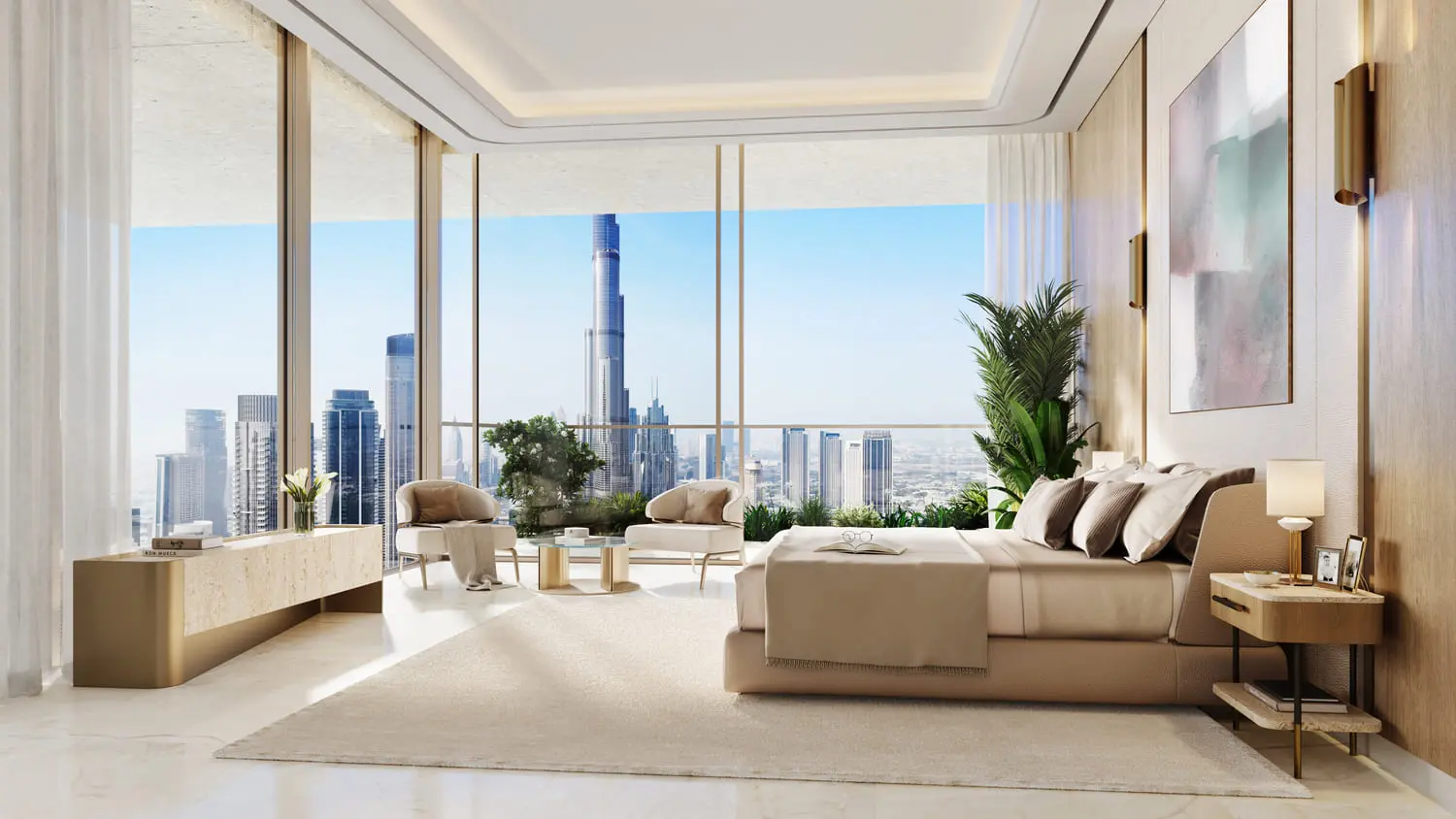 Fairmont Residences Solara Tower in Downtown Dubai by SOL Properties - Interior Image 10