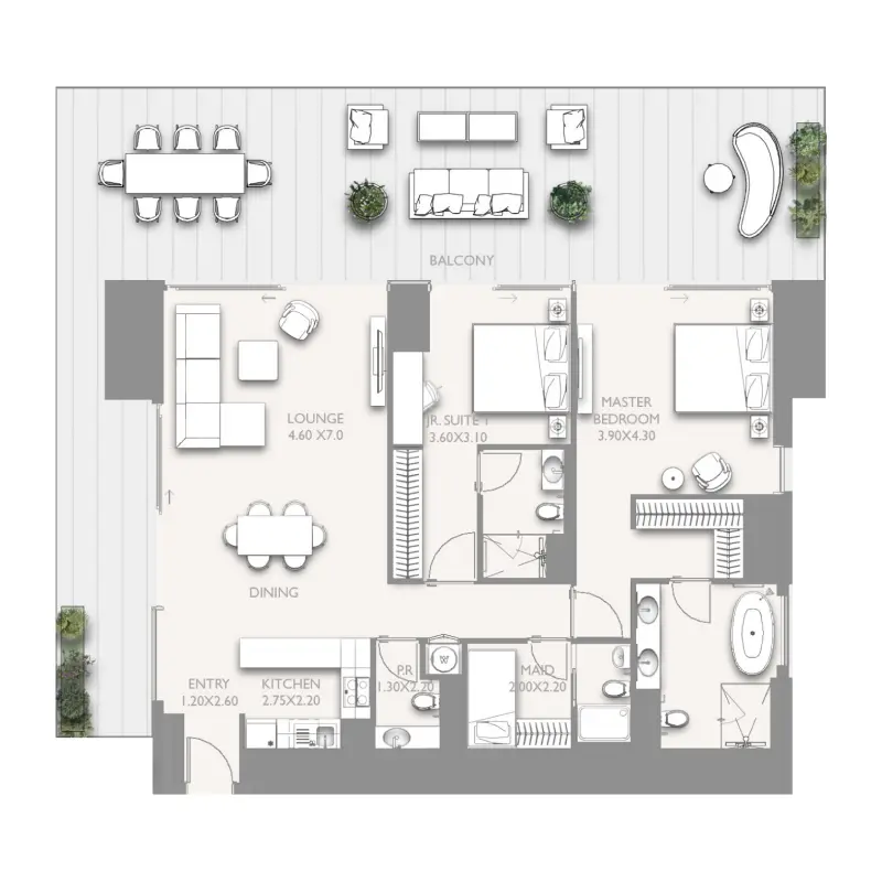 2 bedroom