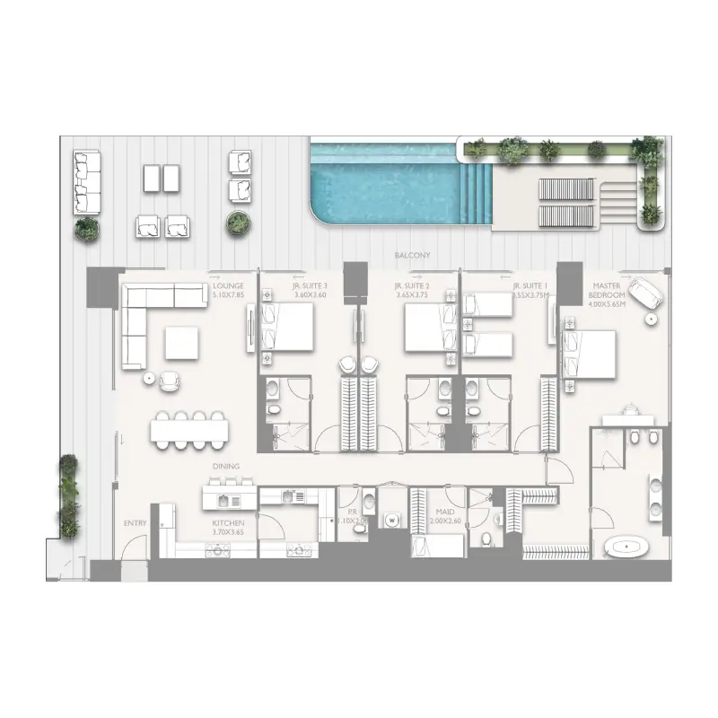 4 bedroom