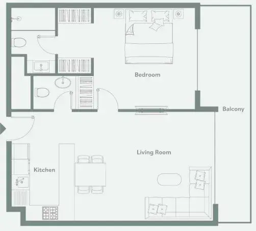 1 Bedroom apartments - Luma Park Views