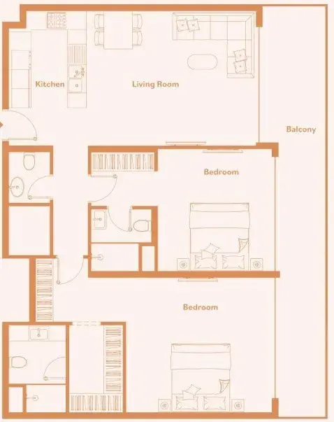 2 Bedrooms apartments - Luma Park Views