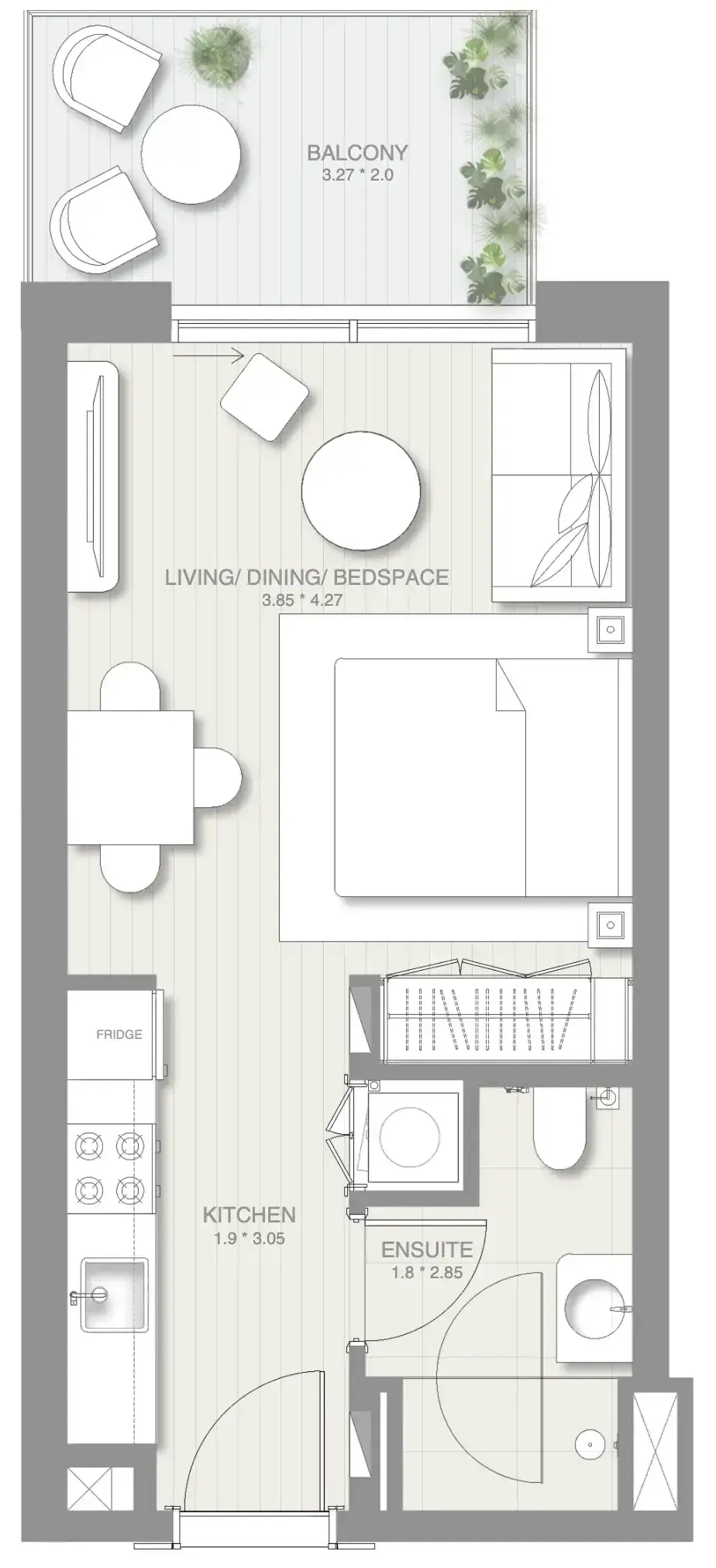 Studio apartments - Sol Levante